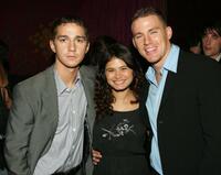 Shia LeBeouf, Melanie Diaz and Channing Tatum at the after party of the premiere of "A Guide To Recognizing Your Saints."