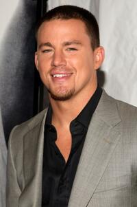 Channing Tatum at the premiere of "Fighting."