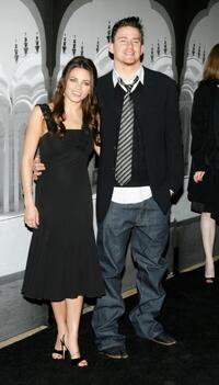 Jeena Dewan and Channing Tatum at the "Giorgio Armani Celebrates the Oscars."
