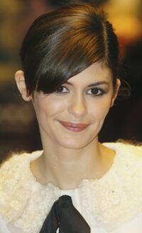 Audrey Tautou at the premiere of "A Very Long Engagement".