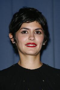 Audrey Tautou at the premiere of "Hors De Prix".