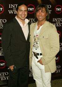 George Leach and Jay Tavare at the premiere of "Into the West."
