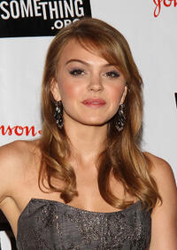 Aimee Teegarden at the 2011 Do Something Awards Kick-Off in New York.