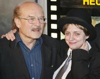 Director Volker Schloendorff and Katharina Thalbach at the German premiere of "Strajk."