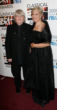 Karl Jenkins and Kiri Te Kanawa at the Classical Brit Awards 2006.