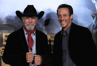 Buck Taylor and Brendan Wayne at the California premiere of "Cowboys & Aliens."