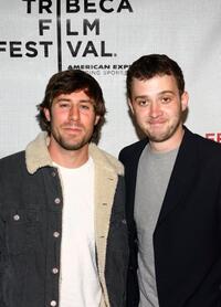 Josh Cooke and Eddie Kaye Thomas at the premiere of "Farewell Bender" during the 5th Annual Tribeca Film Festival.