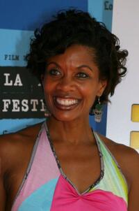 J. Karen Thomas at the premiere of "'Who Killed The Electric Car?" during the Los Angeles Film Festival.