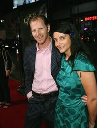 Lew Temple and his wife Shelly Temple at the premiere of "Texas Chainsaw Massacre: The Beginning."