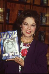 Shirley Temple launching her autobiography "Child Star."