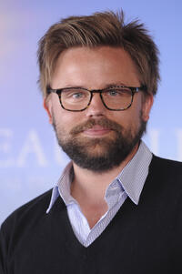 Michael Thelin at the photocall for the film 'Emelie' during the 41st Deauville American Film Festival.