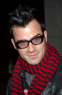 Justin Theroux at the New York premiere of "Confessions of a Dangerous Mind."