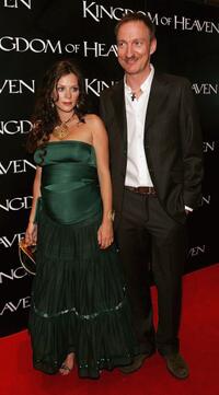 Anna Friel and David Thewlis at the European premiere of "Kingdom of Heaven."