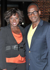 Viola Davis and Julius Tennon at the California premiere of "Trust."