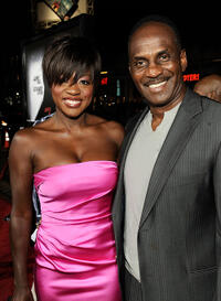 Viola Davis and Julius Tennon at the California premiere of "Law Abiding Citizen."