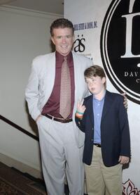 Alan Thicke and Carter Thick at the Luxe Wear Fall/Winter Fashion Show.