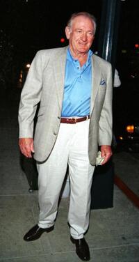 Rod Taylor at the Spago restaurant in California.