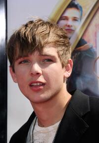Max Thieriot at the premiere of "Nancy Drew."