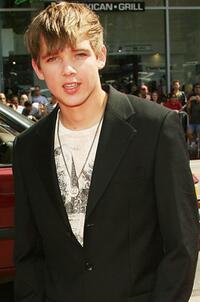 Max Thieriot at the premiere of "Nancy Drew."