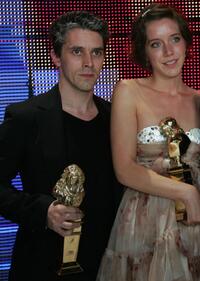 James Thierree and Sara Giraudeau at the 2007 Molieres theatre awards ceremony.