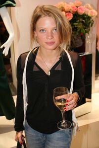 Melanie Thierry at the Blumarine store opening cocktail party.
