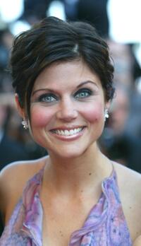 Tiffani-Amber Thiessen at the 55th International Film Festival.