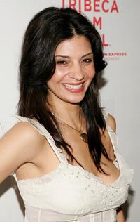 Callie Thorne at the afterparty of "Watching The Detectives."