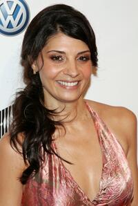 Callie Thorne at the premiere of "Rescue Me."