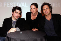Christopher Thornton, Rebecca Mead and director Mark Ruffalo at the 2010 New Yorker Festival: "Sympathy for Delicious" Panel Discussion at the Directors Guild of America East in New York.