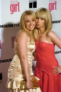 Jennifer Tisdale and her Sister Ashley Tisdale at the First Annual ELLEGIRL Hollywood Prom party.