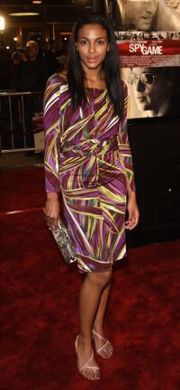 Marsha Thomason at the premiere of "Spy Game."