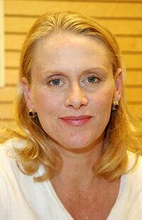 Andrea Thompson at the book signing of "Fearless Women."