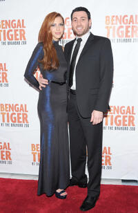 Sevan Poladian and Hrach Titizian at the after party of the opening night of "Bengal Tiger At The Baghdad Zoo" in New York City.