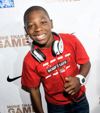Bobb'e J. Thompson at the California premiere of "More Than a Game."