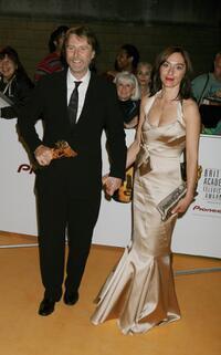 David Threlfall and Guest at the British Academy Television Awards.