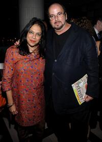 Mira Nair and James Toback at the after party of the premiere of "Bright Star."