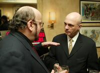 James Toback and Greg Mosher at the lunch by Miramax for the movie "City of God".