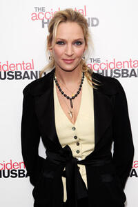Actress Uma Thurman at the London premiere of "The Accidental Husband."