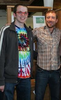 Eric Milligan and T.J. Thyne at the green living lifestyle emmy lounge.