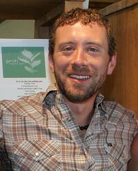 T.J. Thyne at the green living lifestyle emmy lounge.