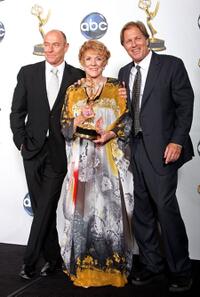 Corbin Bernsen, Jeanne Cooper and Collin Bernsen at the 35th Annual Daytime Emmy Awards.