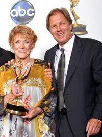 Jeanne Cooper and Collin Bernsen at the 35th Annual Daytime Emmy Awards.