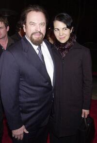 Rip Torn and his wife Donna at the Los Angeles premiere "Wonder Boys".