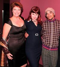 Shelley Thompson, Sarah Dunsworth and Cory Bowles at the premiere of "Trailer Park Boys: The Movie."