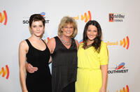 Jordan Todosey, Linda Schuyler and Annie Clark at the 23rd Annual GLAAD Media Awards in California.