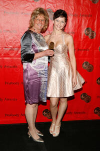 Linda Schuyler and Jordan Todosey at the 70th Annual Peabody Awards in New York.