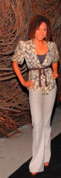 Tracie Thoms at the launch of H.E.L.P. Malawi.