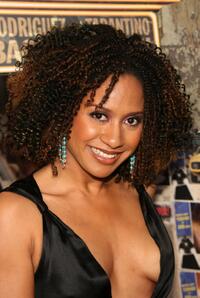 Tracie Thoms at the premiere of "Grindhouse."