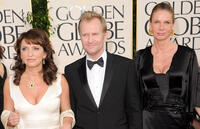Susanne Bier, Ulrich Thomsen and Pernille Christensen at the 68th Annual Golden Globe Awards.