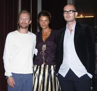 Ulrich Thomsen, Helena Christensen and Christoffer Boe at the promotion of "Allegro" during the 62nd Venice Film Festival.